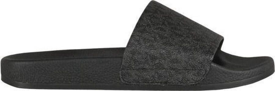 Michael Kors Zwarte Slide Slippers voor Mannen Black Heren