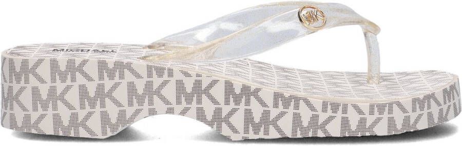 Michael Kors Kids Lilo Teenslippers Zomer slippers Meisjes Goud