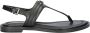 Michael Kors Mandy Thong Sandal Sandalen Dames Zwart - Thumbnail 1
