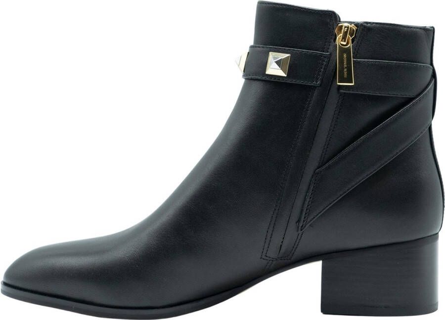 Michael Kors Britton enkellaarsje van leer met studs - Foto 3