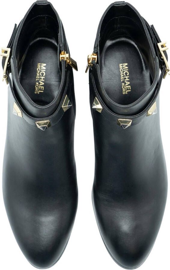 Michael Kors Britton enkellaarsje van leer met studs - Foto 5
