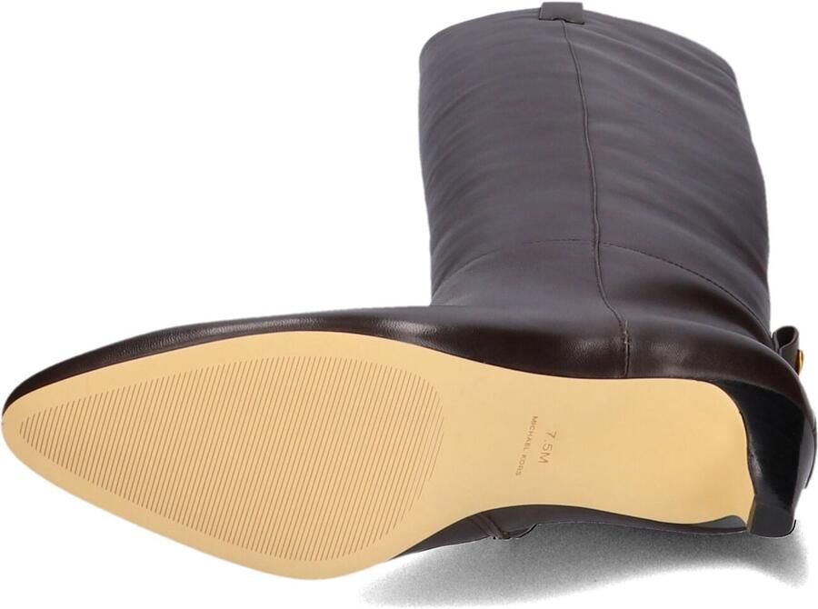Michael Kors Daniela Kitten Boot Laarzen Leer Dames Bruin