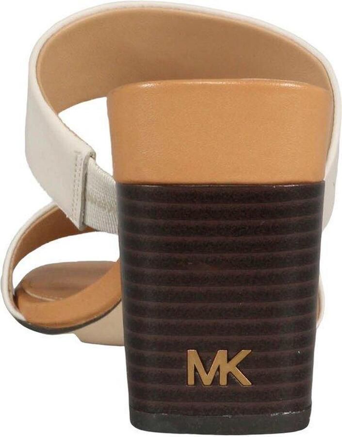 Michael Kors Glenda Slide Dames Sandalen Creme - Foto 2
