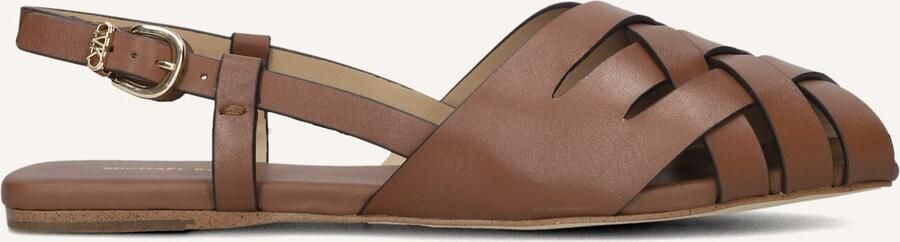 Michael Kors Irene Sling Flat Sandalen Dames Cognac
