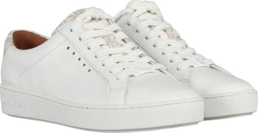 Michael Kors Irving Lace Up Dames Sneakers Wit Beige - Foto 2