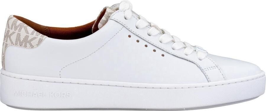Michael Kors Irving Lace Up Dames Sneakers Wit Beige - Foto 2