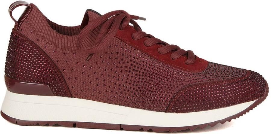 Michael Kors Jenkins Crystal Embellished Stretch Knit Trainer