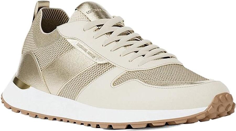 Michael Kors Jesse Metallic Stretch Knit Trainer