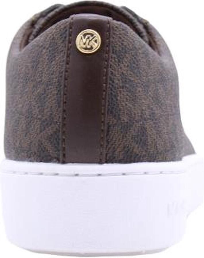 Michael Kors Keaton Lace Up Dames Sneakers Brown