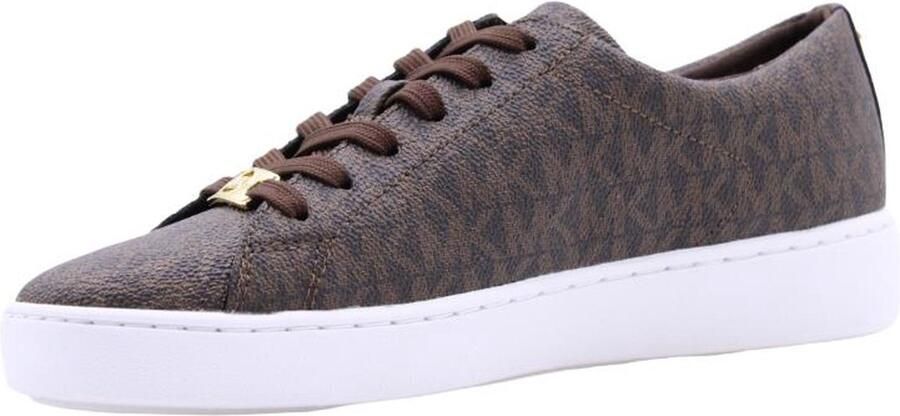 Michael Kors Keaton Lace Up Dames Sneakers Brown - Foto 6