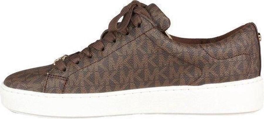Michael Kors Keaton Lace Up Dames Sneakers Brown - Foto 8