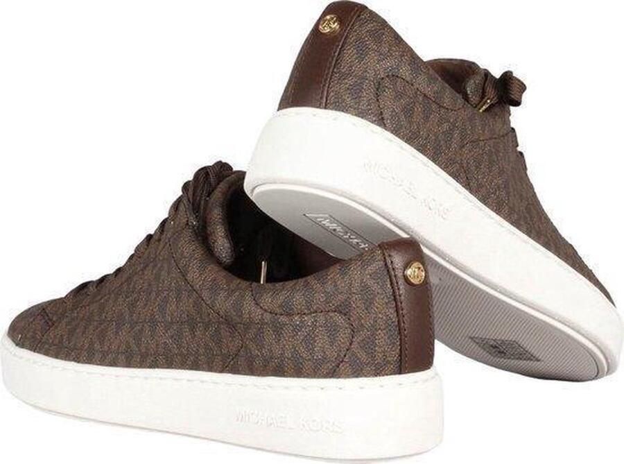 Michael Kors Keaton Lace Up Dames Sneakers Brown - Foto 4