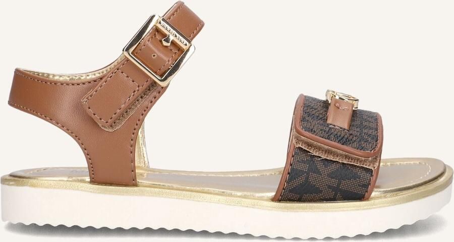 Michael Kors Kids Meisjes Platte sandalen Brandy Kieran Bruin Textiel Plateauzool
