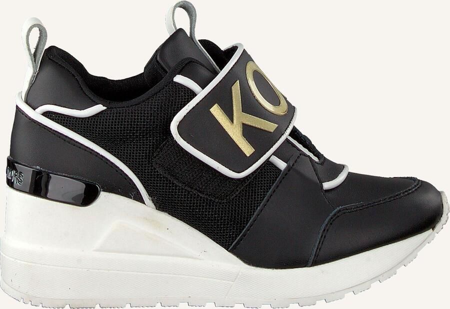 Michael Kors Kids Zia-neo Debo Sneakers Meisjes Leren Sneaker Zwart