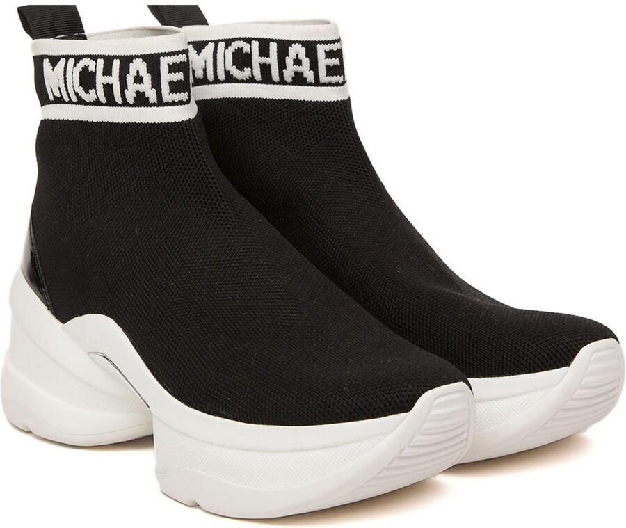 Michael Kors Olympia Knit Bootie Sportieve elegantie Comfortabele pasvorm