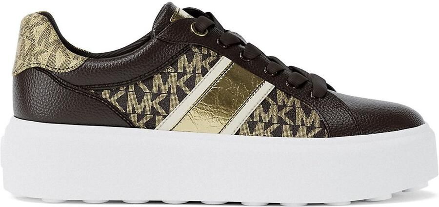 Michael Kors Romey Lace Up Moderne sneaker met platformzool Sportieve stijl