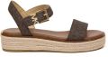 Michael Kors Sandal Richie Espadrille Brown - Donkerbruin
