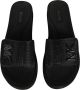 Michael Kors Glitter Platform Slide plateau slippers zwart - Thumbnail 2