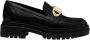 Michael Kors Zwarte Parker Mocassino Leren Instappers Black Dames - Thumbnail 1