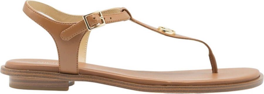 Michael Kors Plate Thong Dames Sandalen Bruin - Foto 1