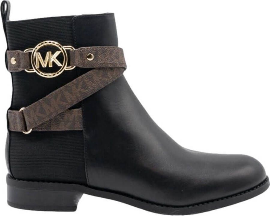 Michael Kors Rory Flat Bootie Dames Laars Zwart