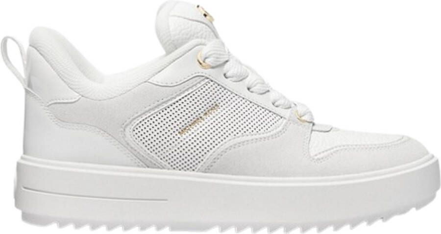 Michael Kors Rumi Lace Up Dames Sneakers Optic White