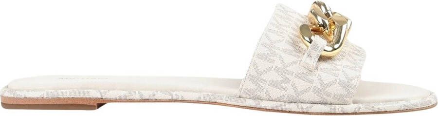 Michael Kors Scarelett Slide Dames Slippers Beige