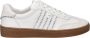 Michael Kors Scotty Lace Up Sneakers Dames Leren Sneaker Wit - Thumbnail 4