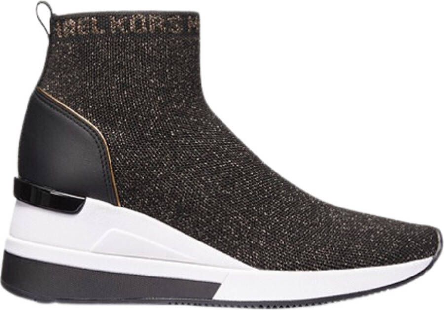 Michael Kors Skyler Boots Instappers Sneakers Dames Black Bronze