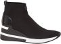 Michael Kors Skyler sneaker met gebreid bovenwerk en lak details - Thumbnail 2