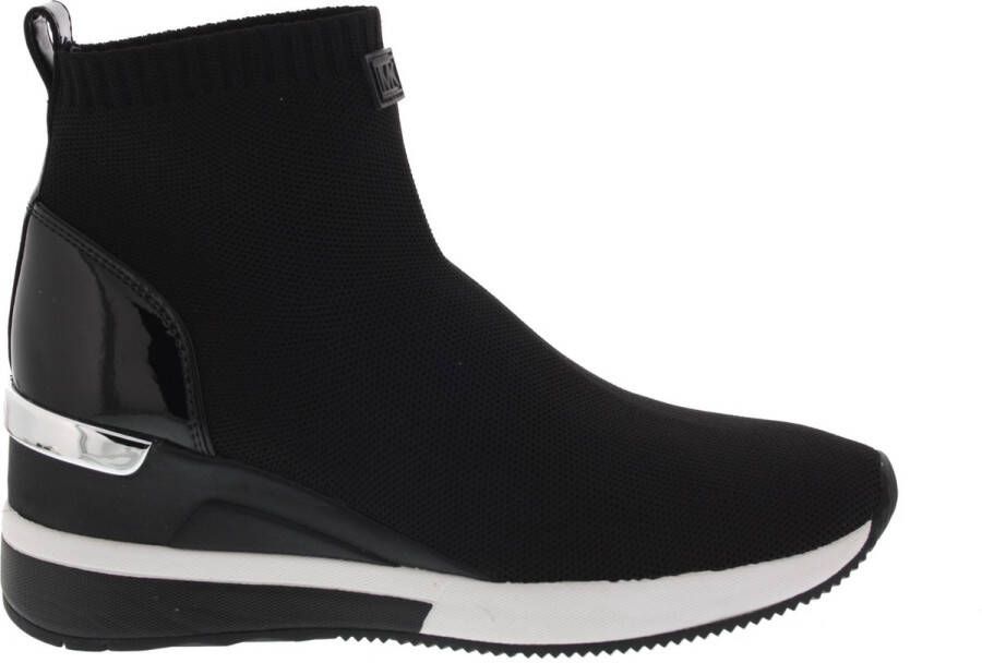 Michael Kors Skyler sneaker met gebreid bovenwerk en lak details - Foto 2