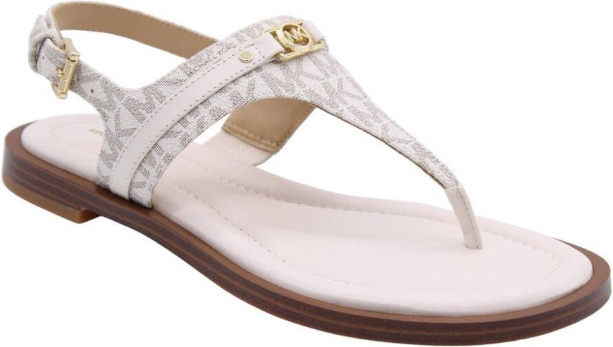 Michael Kors Dames Sandalen Mandy Thong Sandal Cream Beige
