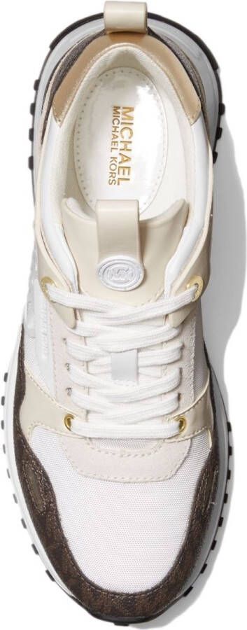 Michael Kors Theo sneaker met suède details en logo