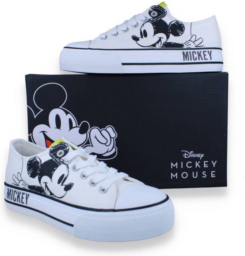 Mickey Mouse Dames Sneaker Wit - Foto 1