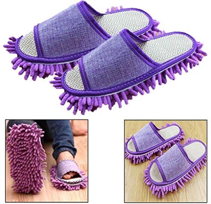 Microvezel Mop Slippers voor Schoonmaken