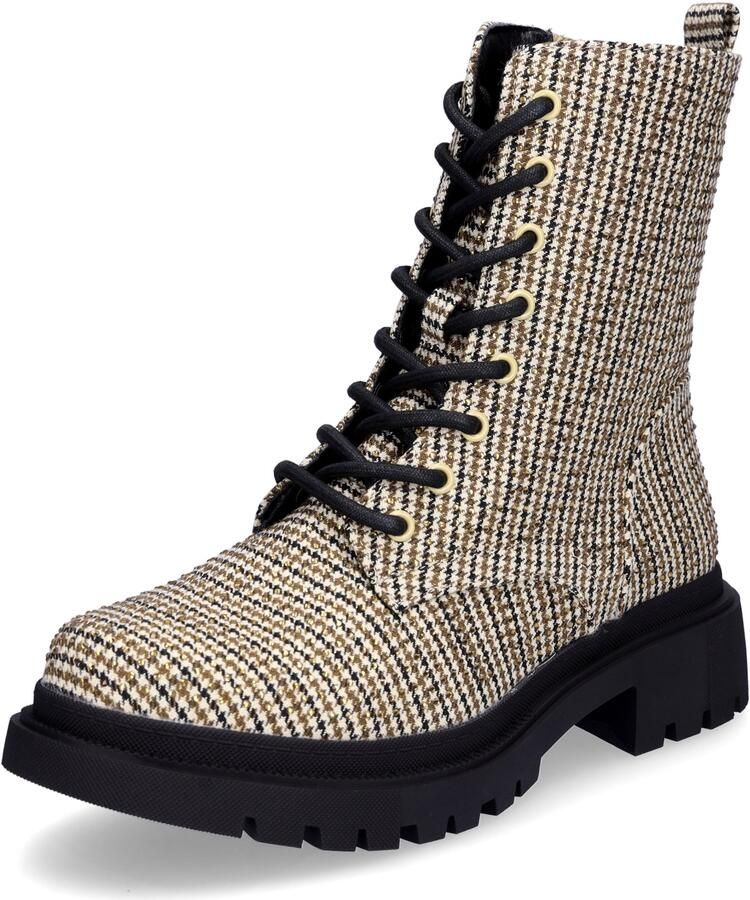 MIDS MABEL dames veterschoen beige