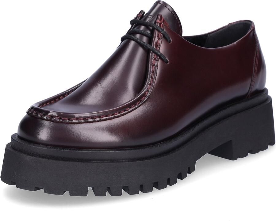 MIDS MINKA dames veterschoen bordeauxrood
