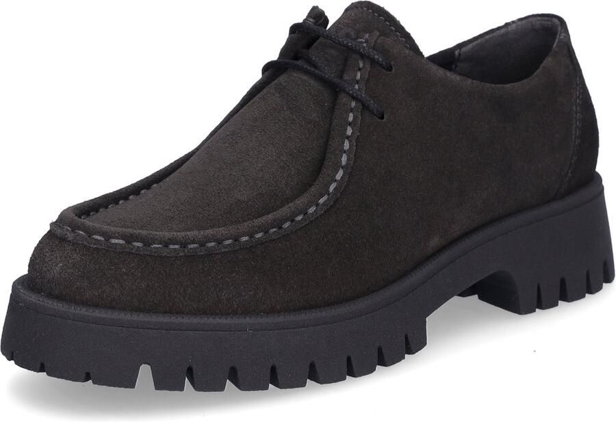 MIDS MINKA dames veterschoen grijs