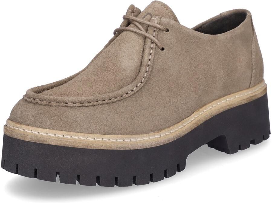 MIDS MINKA dames veterschoen taupe
