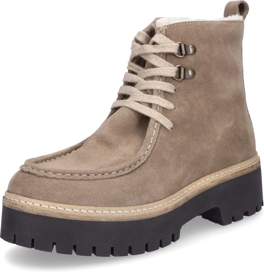 MIDS MOLLY dames veterschoen taupe