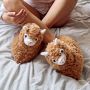 MikaMax Alpaca Sloffen Lama Sloffen Dieren Pantoffels Super Zacht One Size Fits All (36 t m 41) - Thumbnail 1