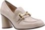 Mimmu Elegante Boer pumps voor vrouwen Beige Dames - Thumbnail 1