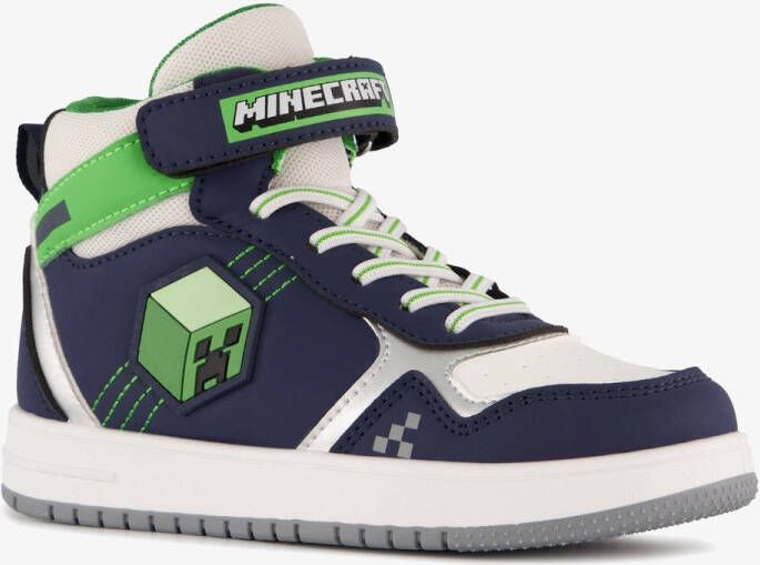 Minecraft hoge jongens sneakers blauw groen Uitneembare zool