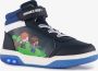 Minecraft hoge jongens sneakers met lichtjes blauw Uitneembare zool - Thumbnail 1