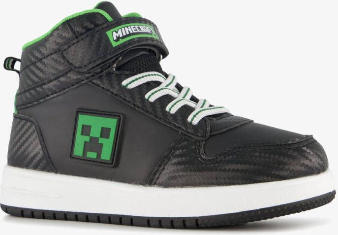 Minecraft hoge jongens sneakers zwart groen