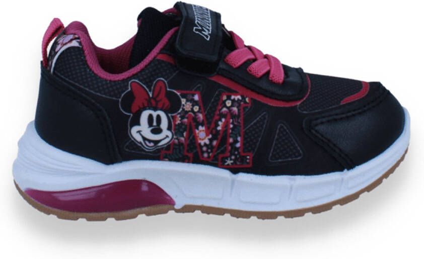 Minnie Mouse Meisjes Sneaker Met Lichtjes Zwart