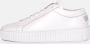 Mipacha Bonita Blanco White Low top platform sneakers Durable leather Removable insoles rubber platform soles Made in Portugal - Thumbnail 1