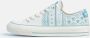 Mipacha Oceano Bandada White Blue Low top Peruvian sneakers Recycled Ocean Plastic Canvas Anti-bacterial Bamboo insoles Recycled Rubber soles Made in Peru - Thumbnail 2