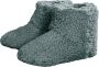 Mistral Home PANTOFFELS Boots teddy 100% polyester effen kleur Muntgroen - Thumbnail 1