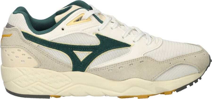 Mizuno Contender sneakers wit groen Suede Unisex - Foto 3